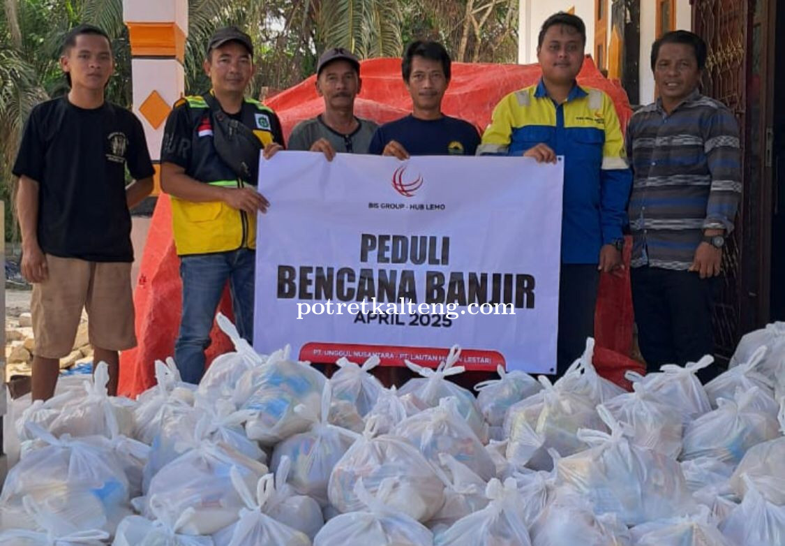 Pemerintah Desa Kamawen Salurkan Bantuan kepada Warga Pasca Banjir Luapan Sungai Barito