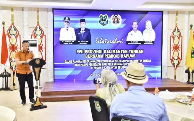 PWI Provinsi Kalteng Bersilaturahmi dengan Pemkab Kapuas Sebelum Hadiri HPN 2025