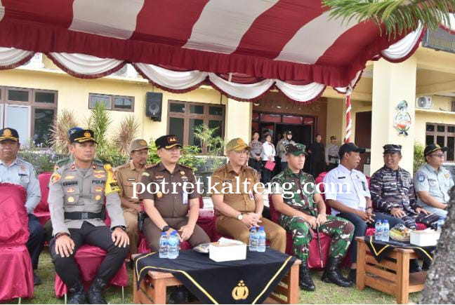 Sekda Kapuas Hadiri Apel Gelar Pasukan Operasi Keselamatan Telabang 2025
