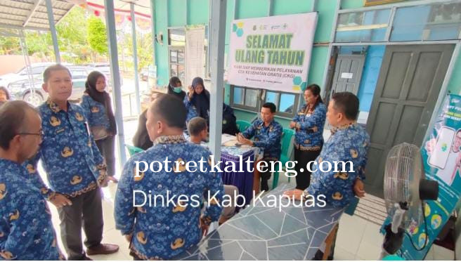 Kepala Dinas Kesehatan Kapuas Tinjau Persiapan Kunjungan Wakil Kepala Staf Kepresidenan ke Puskesmas