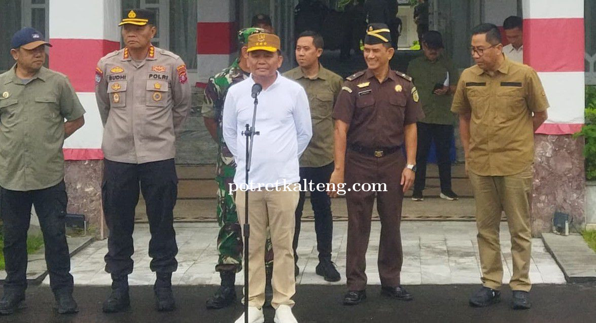 Plt. Kadis Ketahanan Pangan Kalteng Hadiri Pelepasan Bantuan Darurat untuk Korban Banjir Barito