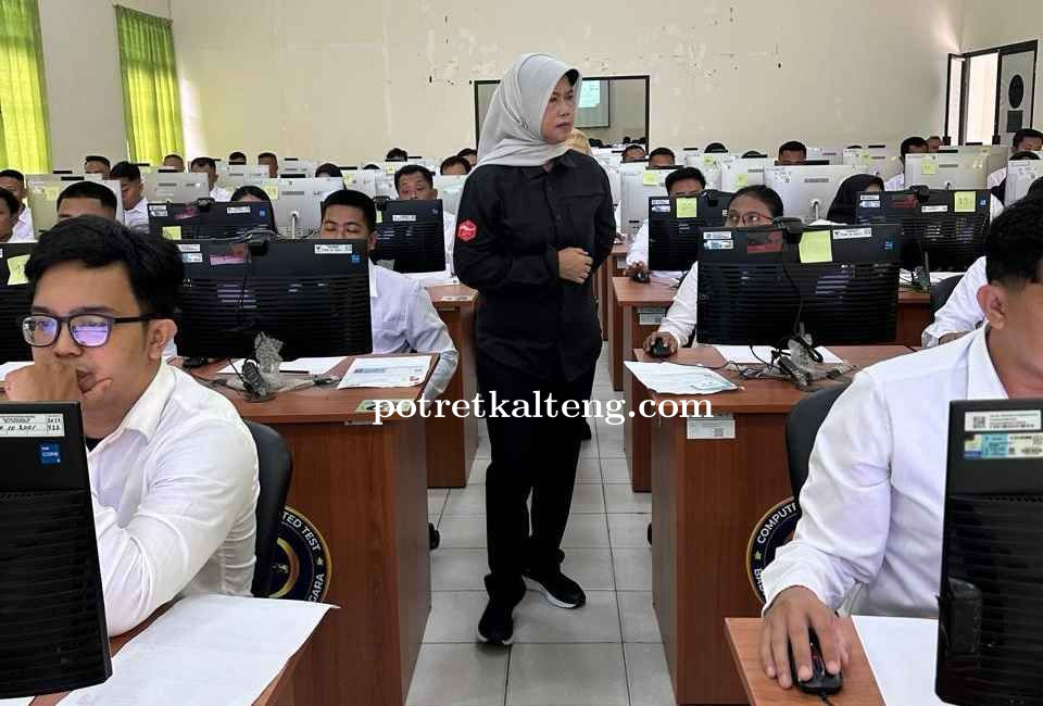 Kepala BKD Kalteng Tinjau Langsung Pelaksanaan Seleksi PPPK Tahap II di Palangka Raya