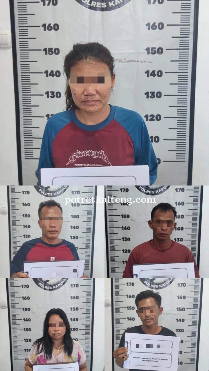 Polres Kapuas Ungkap Empat Kasus Narkotika Jenis Sabu dalam Dua Hari