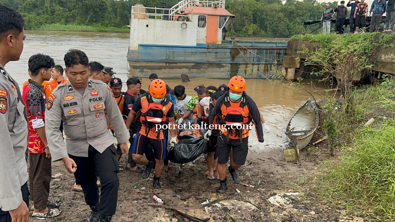 Tim SAR Gabungan Temukan Korban Perahu Terbalik di Sungai Kahayan