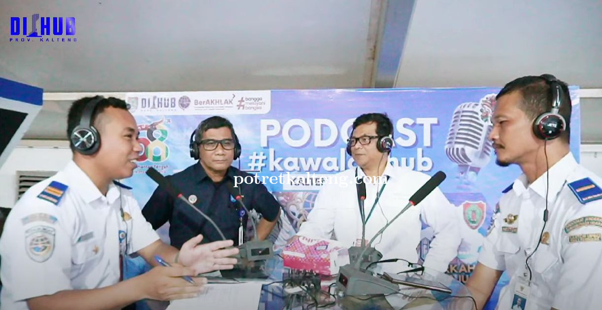 Dishub Kalteng Gelar Podcast \"Mengudara\" Bahas Peran Strategis Bandara Tjilik Riwut dan Iskandar