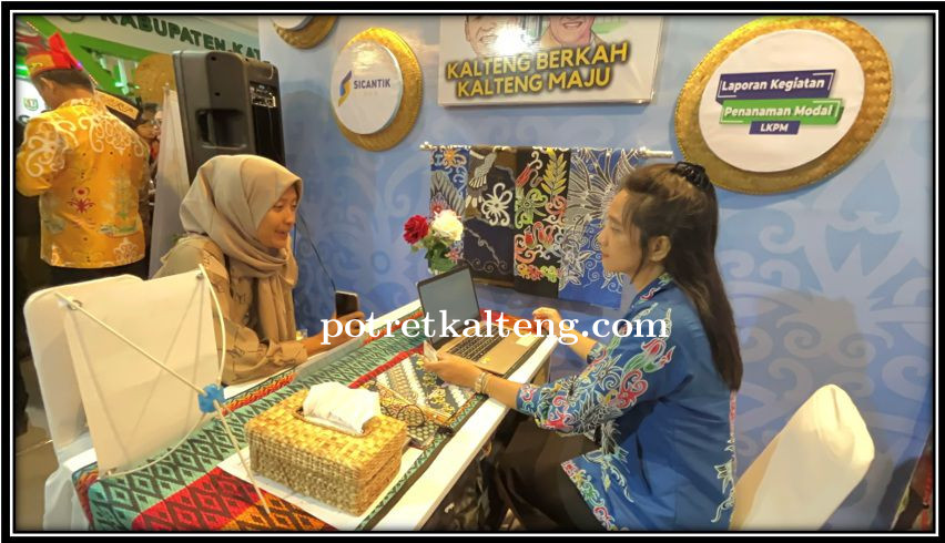 DPMPTSP Prov. Kalteng Hadirkan Layanan Perizinan dan Investasi di Kalteng Expo 2025