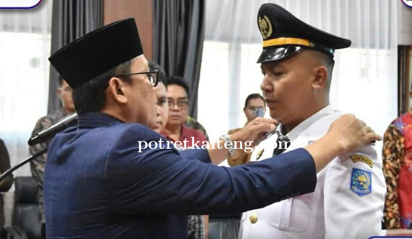 Pj Bupati Barito Utara Lantik Penjabat Kepala Desa Datai Nirui