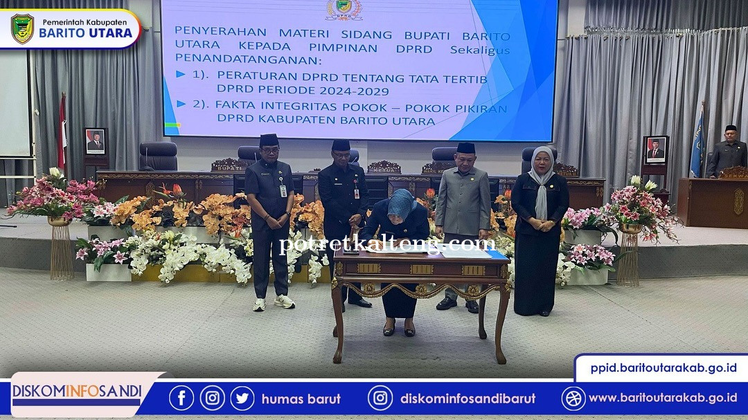 Kolaborasi Eksekutif dan Legislatif Diperkuat Lewat Rapat Paripurna DPRD Barut