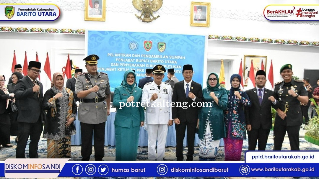 Pj Bupati Barito Utara Dilantik, Indra Gunawan Fokus Lanjutkan Program Pembangunan Daerah