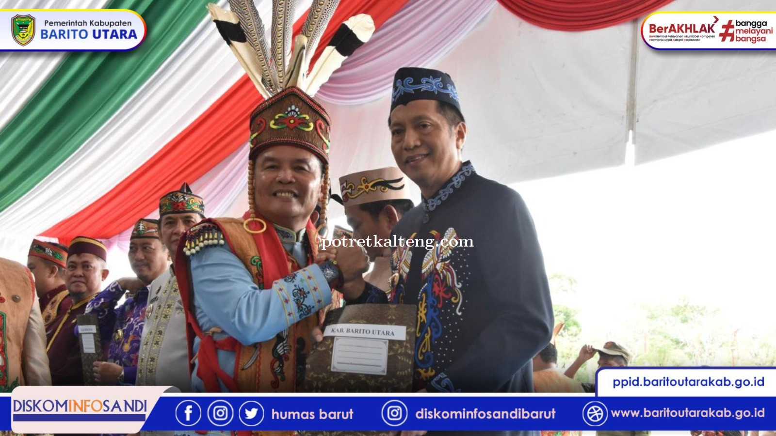 Upacara HUT Kalteng ke-68 Berlangsung Khidmat dan Sarat Budaya