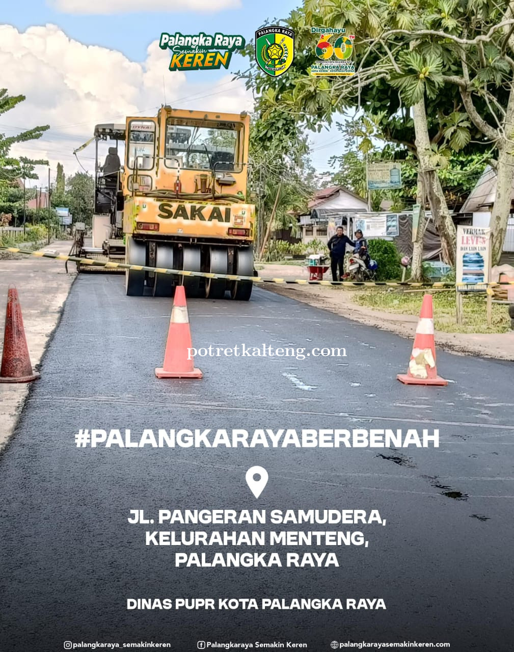 Fairid Naparin Realisasikan Pembangunan Jalan Lingkungan di Palangka Raya, Warga Apresiasi Positif