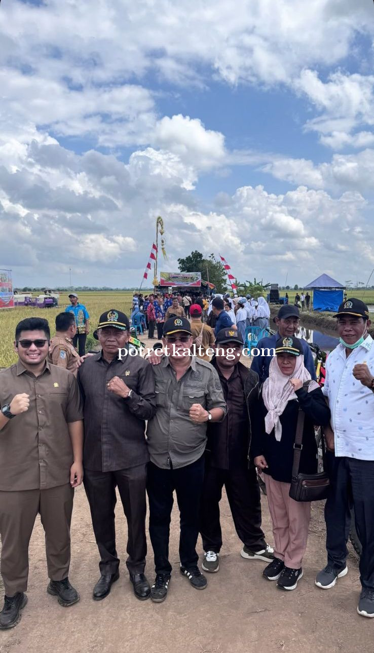 Legislator DPRD Kapuas H. Fahmi Apresiasi Kegiatan Panen Raya Padi di Bataguh