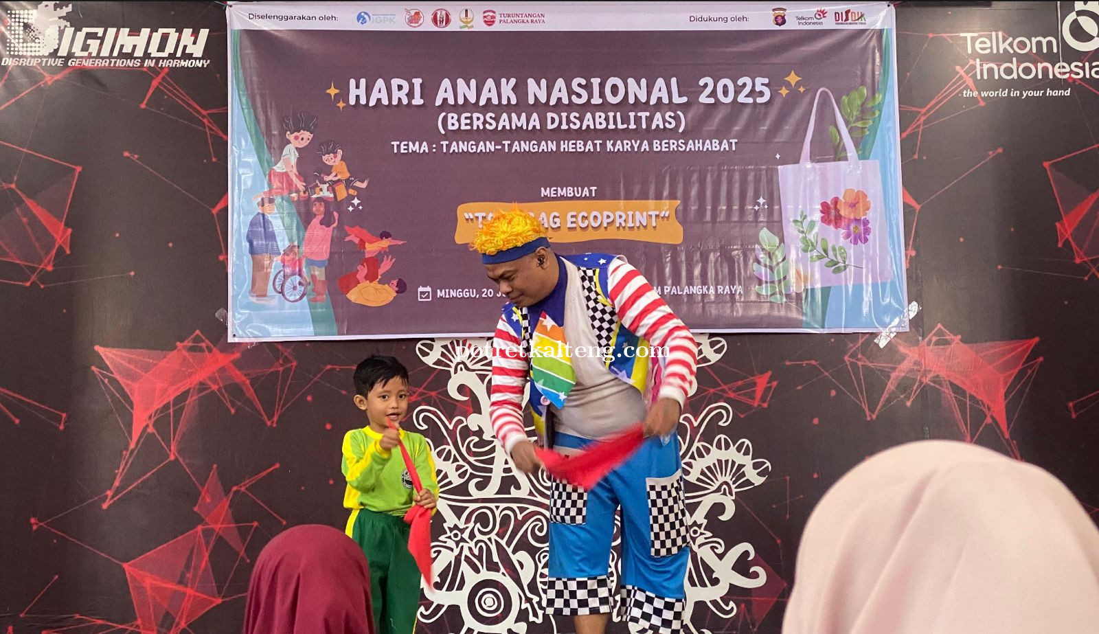 Suasana Inklusif Warnai Peringatan Hari Anak Nasional 2025 di Aula Telkom Palangka Raya