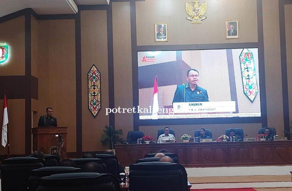 DPRD Katingan Sampaikan Laporan Hasil Rapat Kerja Bahas Pertanggungjawaban APBD 2024