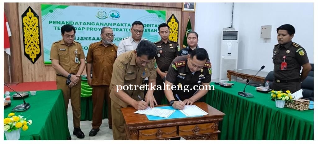 RSUD Kapuas dan Kejari Teken Pakta Integritas Proyek Strategis