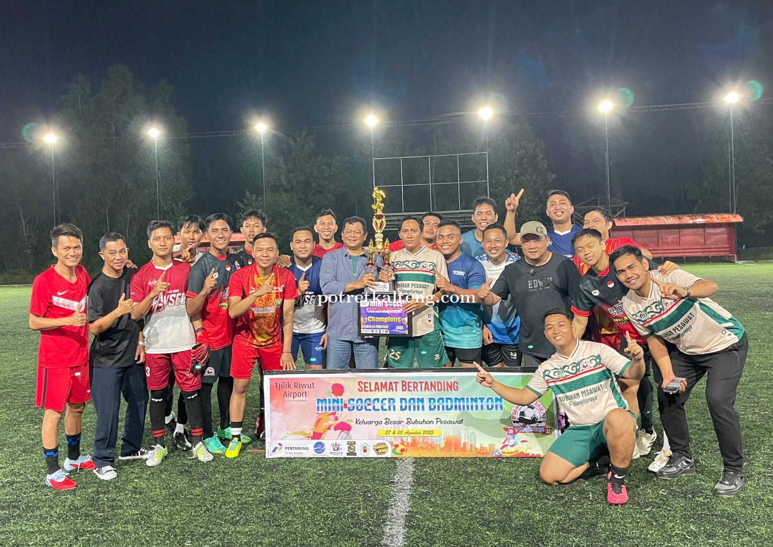 Kegiatan Olahraga HUT ke-80 RI Meriahkan Bandara Tjilik Riwut