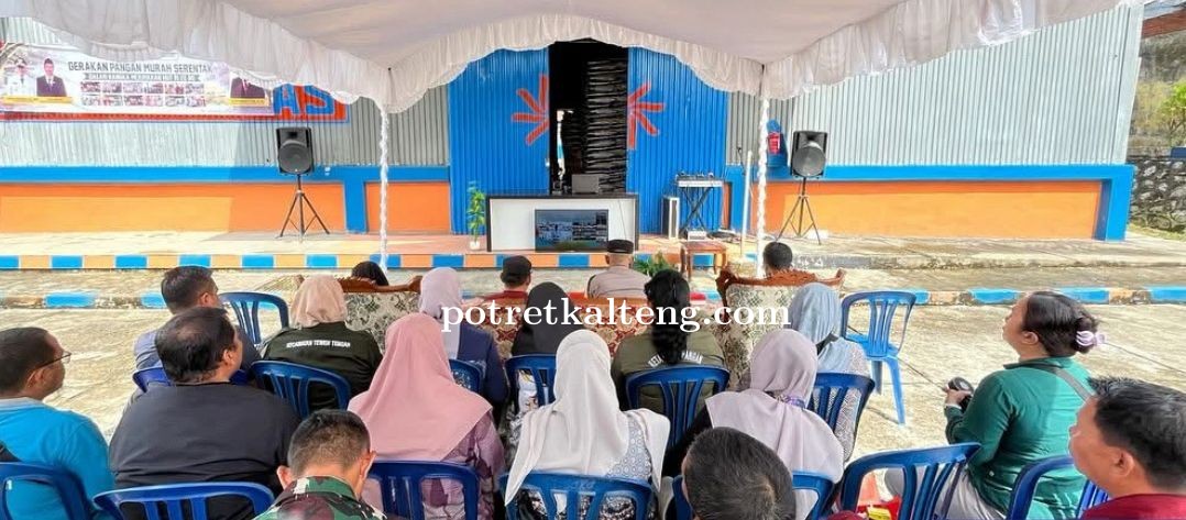 Pemkab Barito Utara Ikuti Zoom Gerakan Pangan Murah Serentak