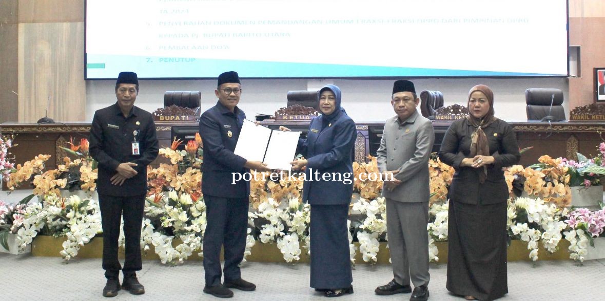 Rapat Paripurna I Pidato Pengantar Raperda Pertanggungjawaban APBD 2024