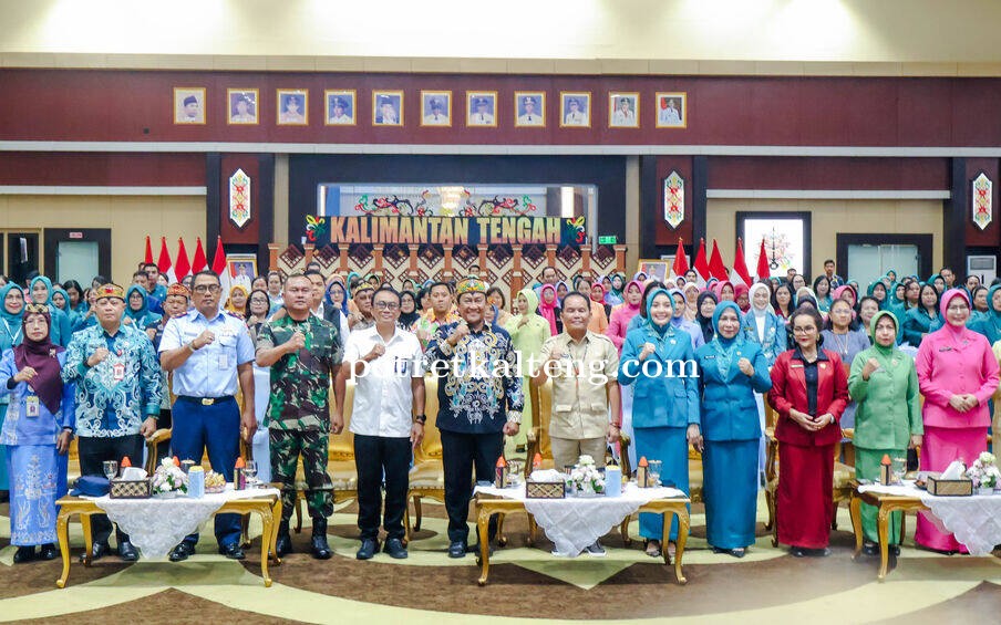 Gubernur Kalteng Resmi Buka Rakerda PKK 2025 di Palangka Raya