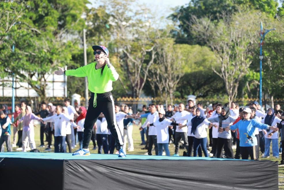 ASN Pemprov Kalteng Gelar Senam Pagi, Wagub Tekankan Kekompakan dan Integritas