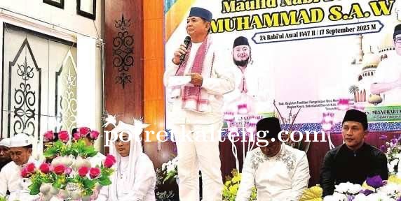 Pemkab Barito Timur Gelar Peringatan Maulid Nabi di Rumah Jabatan Bupati