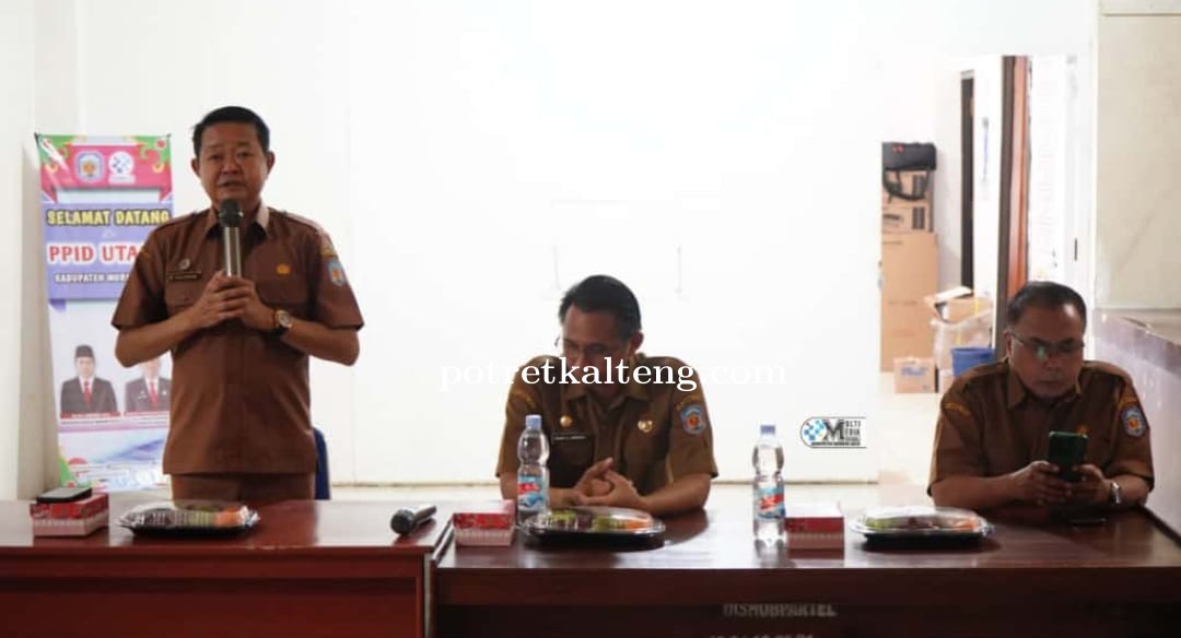 Pisah Sambut Kepala Diskominfo SP Murung Raya, Yulianus Resmi Nahkodai Dinas