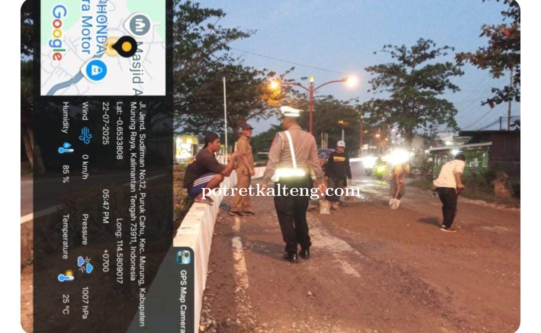 DPUPR Murung Raya Lakukan Pemeliharaan Jalan di Puruk Cahu