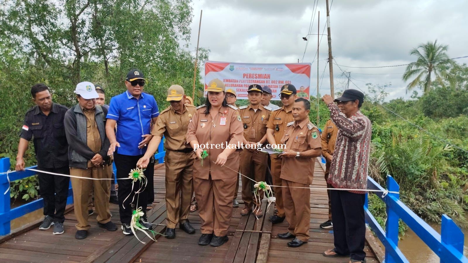 Jembatan Kelurahan Penamas Resmi Difungsikan, Warga Diharapkan Ikut Menjaga