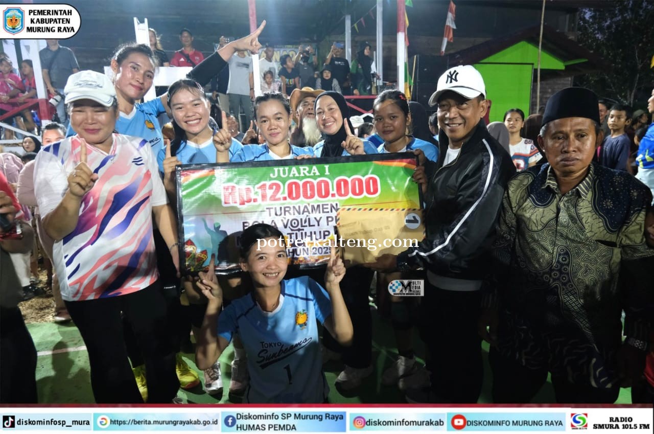 Bupati Heriyus Tutup Resmi Muara Tuhup CUP-02: Tim Mentari Raih Gelar Juara di Laung Tuhup