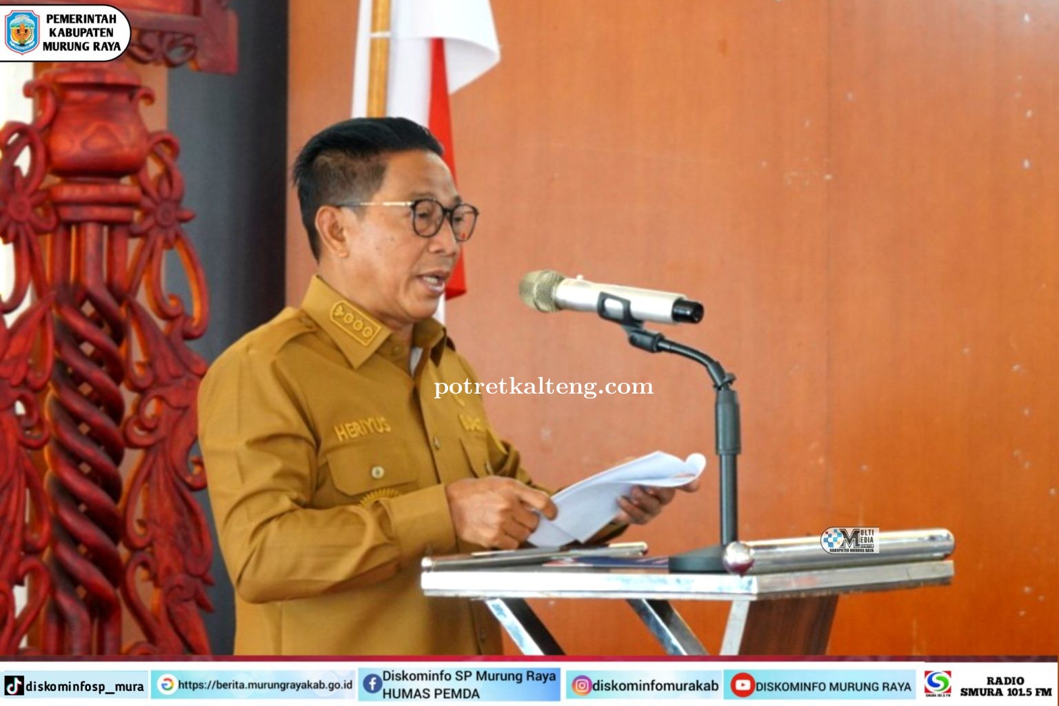 Pemkab Murung Raya Tegaskan Komitmen Dukung Swasembada Pangan Melalui Perluasan Tanam Padi Gogo