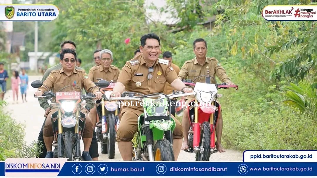 BUPATI BARUT TINJAU LANGSUNG BANJIR SEI RAHAYU I, Salurkan Bantuan Darurat dan Pastikan Penanganan C