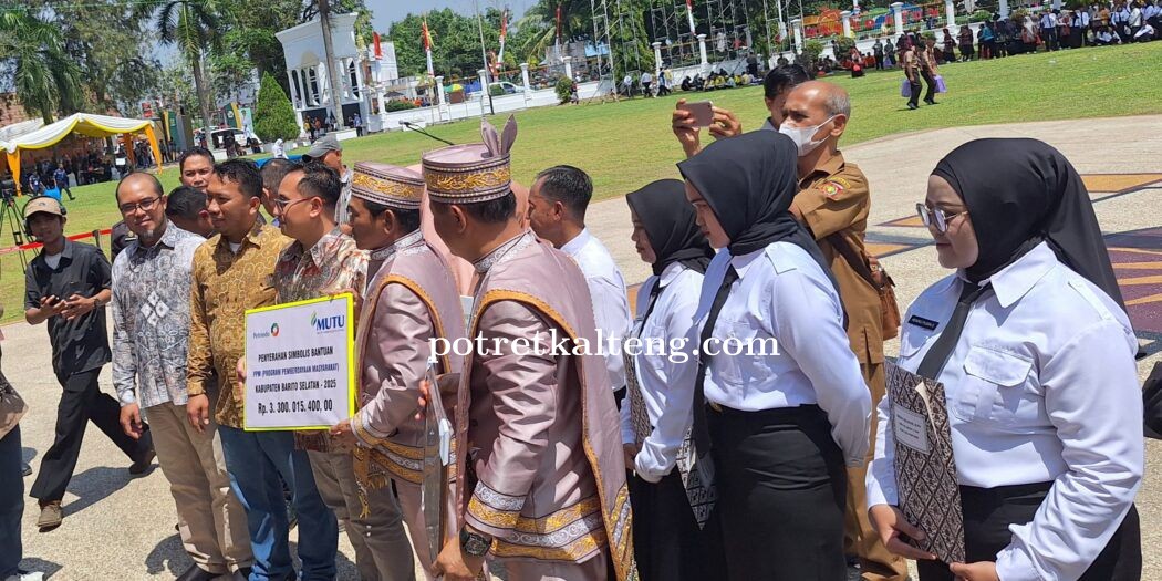 PT. MUTU Serahkan Dana PPM Rp3,3 Miliar untuk Pemkab Barito Selatan
