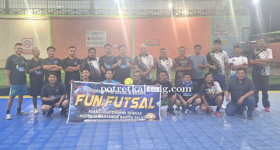 PT. MUTU dan Insan Pers Barsel Gelar Laga Futsal Persahabatan, Pererat Sinergi dan Silaturahmi