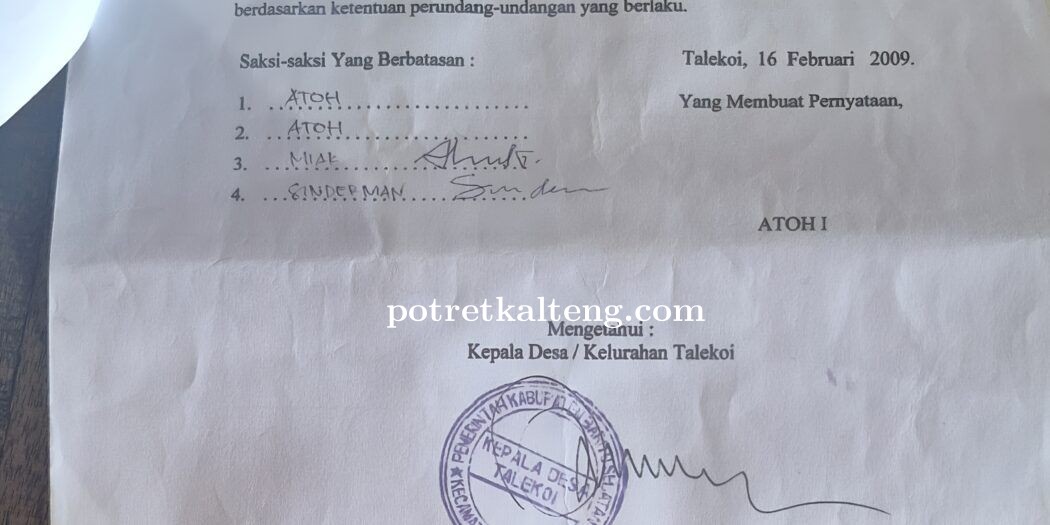 Saksi Sinderman dan Miak Benarkan Klaim Fiktoriadi dan Heping dalam Sengketa Lahan dengan PT. Dahlia