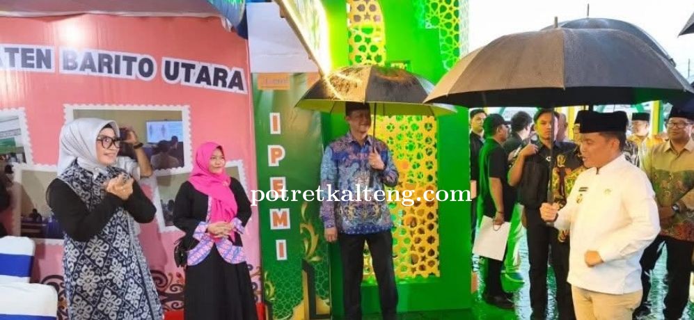 Gubernur Kalteng Buka Pasar Rakyat dan MTQH Expo 2025, Sempat Kunjungi Stand IPEMI