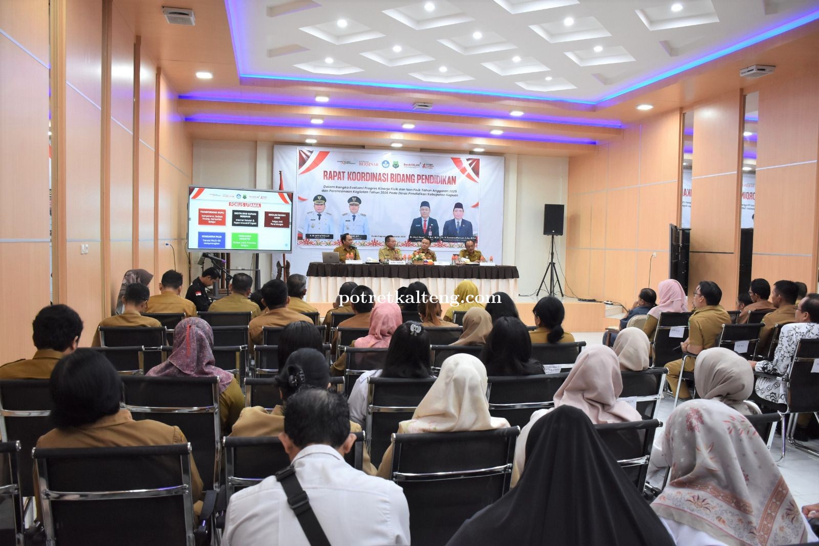 Bupati Kapuas Beri Arahan pada Rakor Pendidikan Evaluasi 2025 dan Rencana Program 2026
