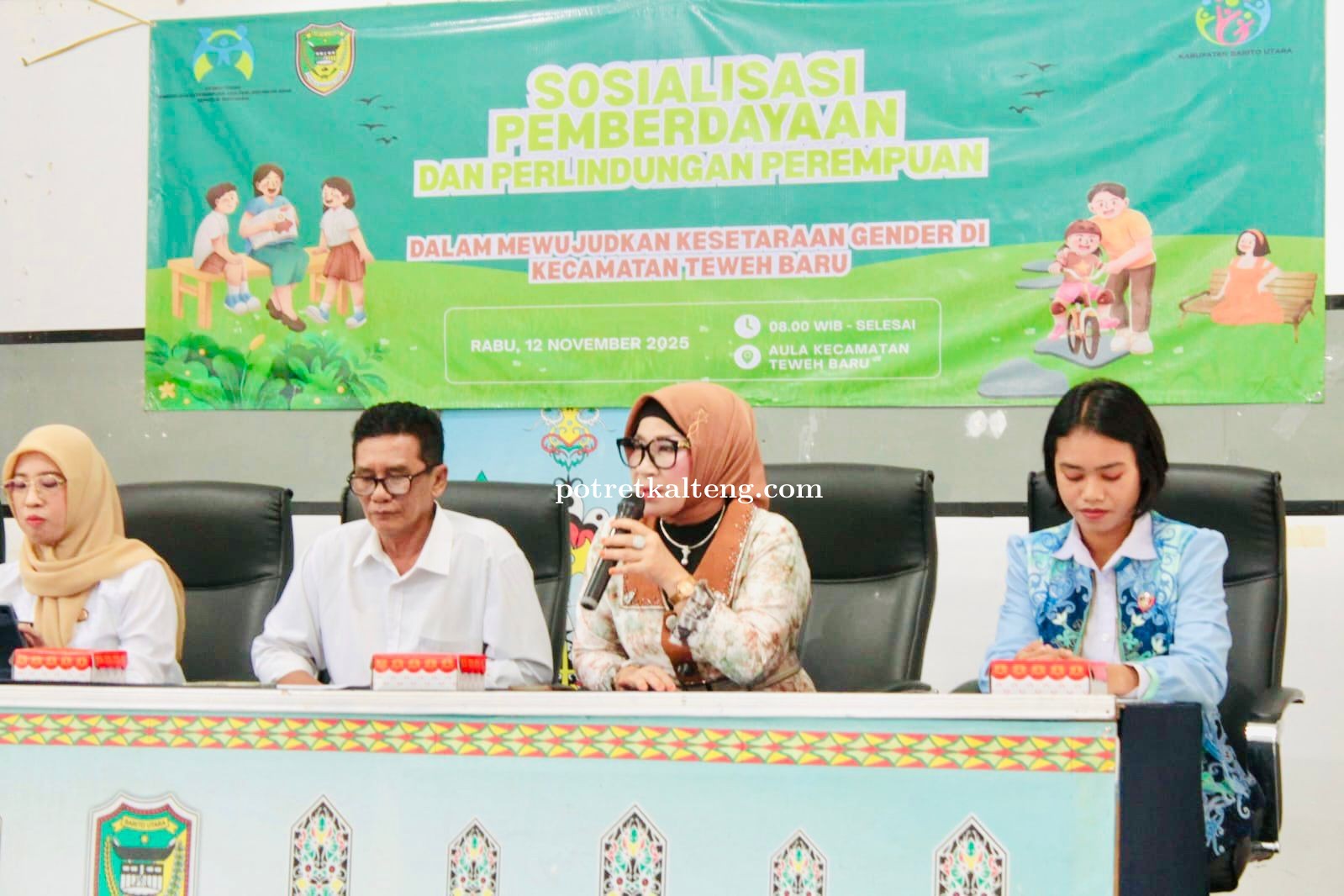 Ketua PUSPA Barito Utara, Hj. Nety Herawati, Dorong Kesetaraan Gender Melalui Sosialisasi