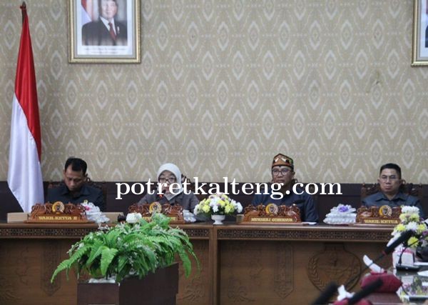 Rapat Paripurna DPRD Kalteng Tetapkan Agenda Kerja Tahun 2026