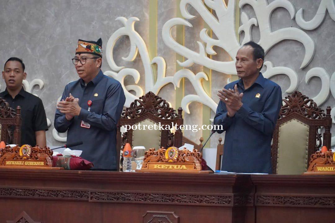 Pemprov Kalteng Sampaikan Tanggapan atas Pemandangan Umum Fraksi dalam Rapur DPRD