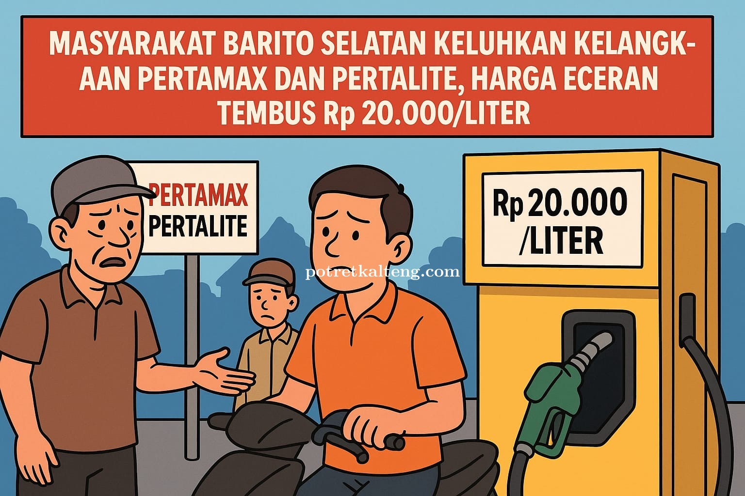 Masyarakat Barsel Keluhkan Kelangkaan Pertamax dan Pertalite, Harga Eceran Tembus Rp 20.000/Liter