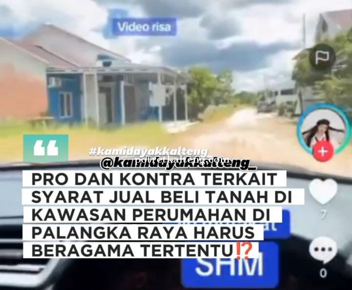 TBBR PALANGKA RAYA KECAM DAN DESAK PEMANGKU ADAT SEGERA PROSES HUKUM ADAT PELAKU INTOLERAN