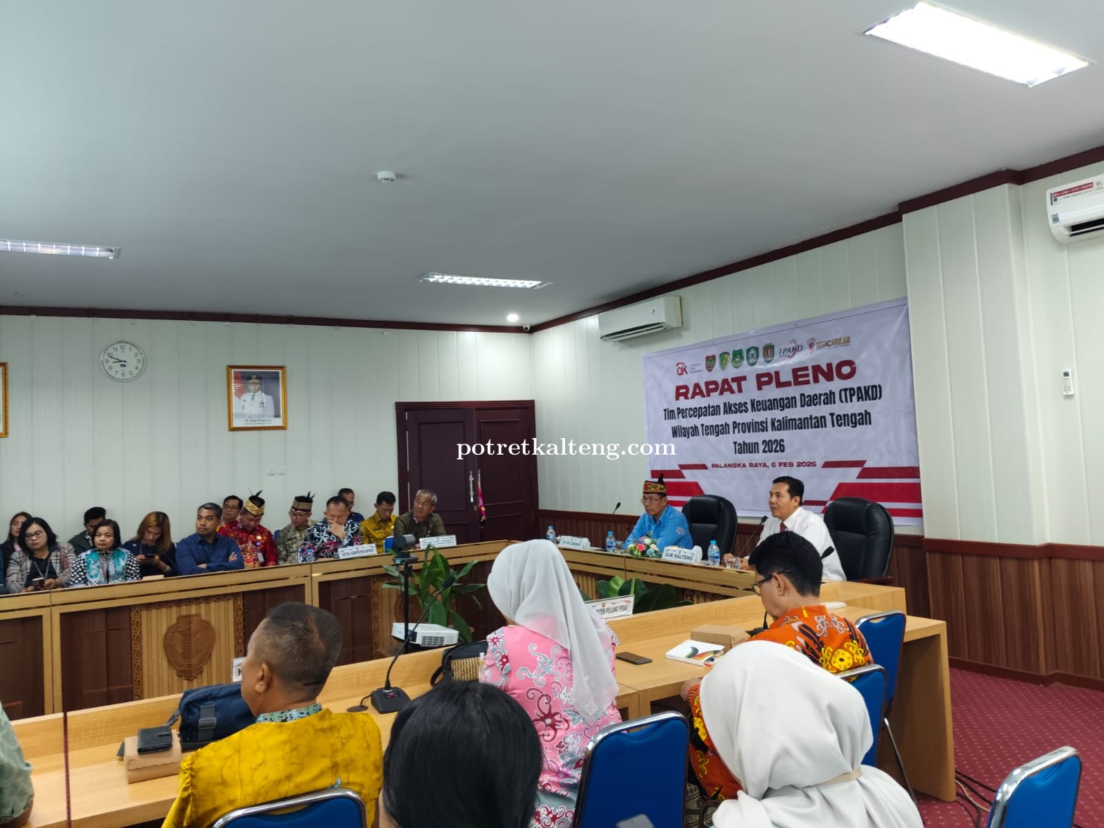 Gelar Rapat Pleno, TPAKD Kalteng Perkuat Sinergitas Lintas Sektor