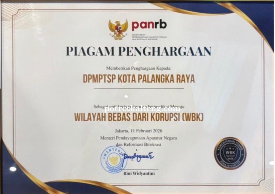 Reformasi Birokrasi Berbuah Hasil, Pemko Palangka Raya Raih Dua Penghargaan dari Kementerian PANRB