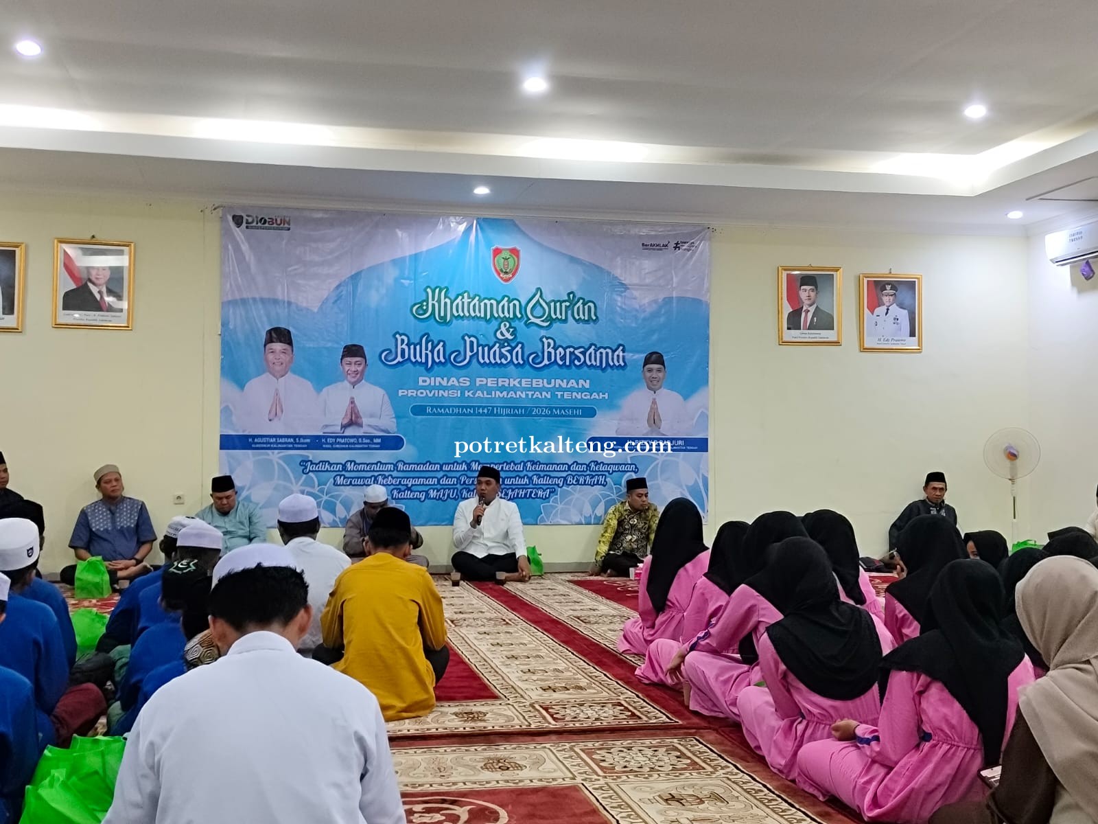 Disbun Kalteng Gelar Khataman Al-Quran dan Buka Puasa Bersama Anak Panti