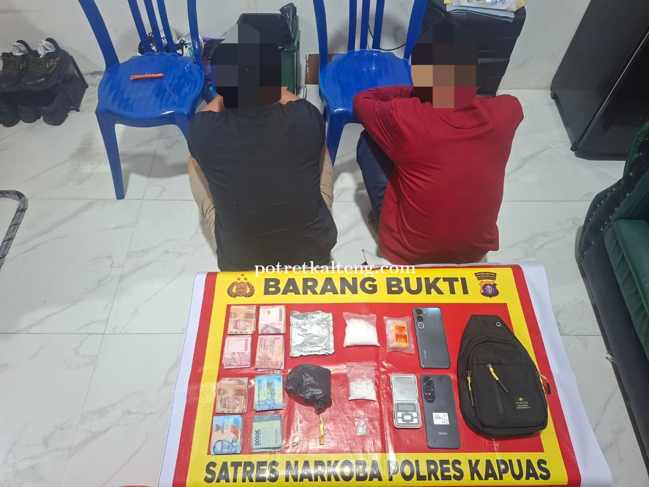 Satresnarkoba Polres Kapuas Ungkap Kasus Sabu 98,16 Gram di Kapuas Hulu