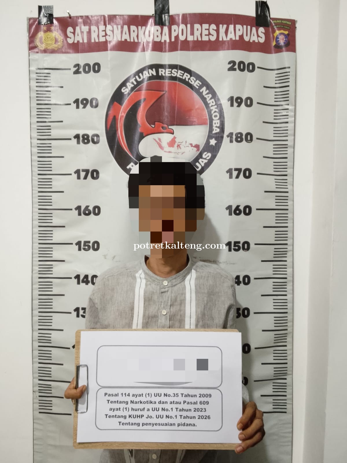 Satresnarkoba Polres Kapuas Amankan Terduga Pengedar Sabu di Jalan Trans Kalimantan