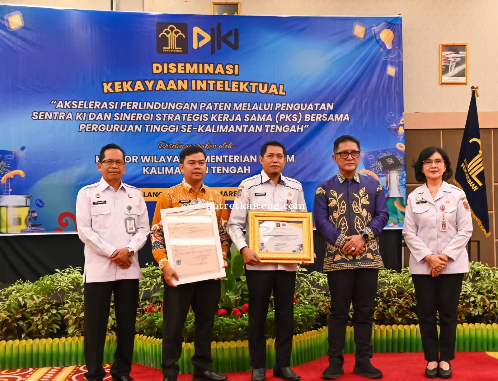 Pemprov Kalteng Dukung Penguatan Sentra KI di Perguruan Tinggi