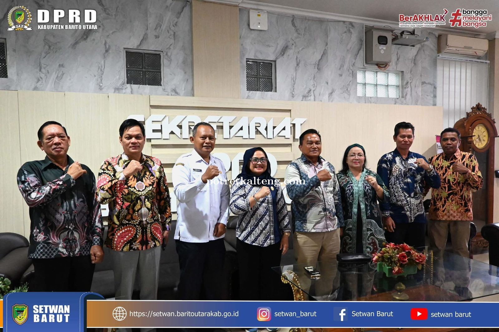 DPRD Barito Utara Sambut Kunker DPRD Mahakam Ulu, Perkuat Sinergi Legislasi Daerah
