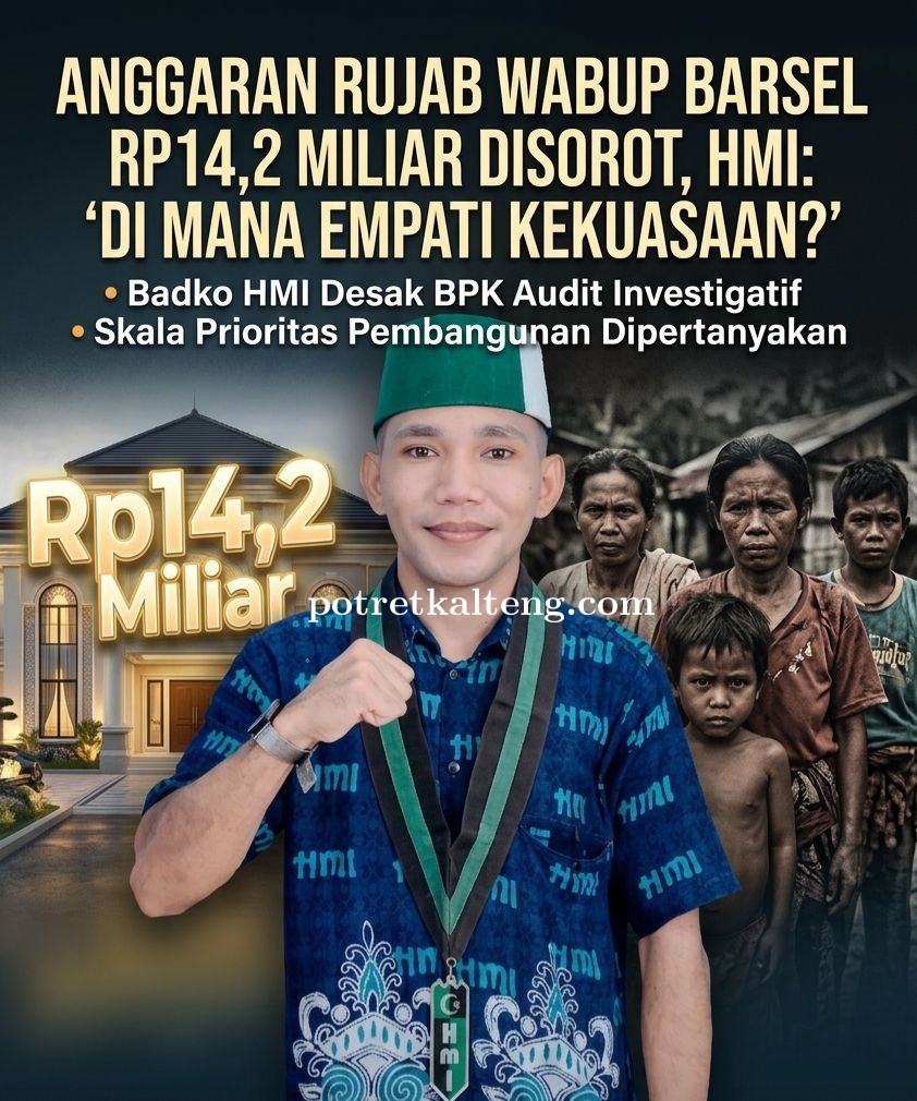 Anggaran Rujab Wabup Barsel Rp14,2 Miliar Disorot, HMI: Di Mana Empati Kekuasaan?