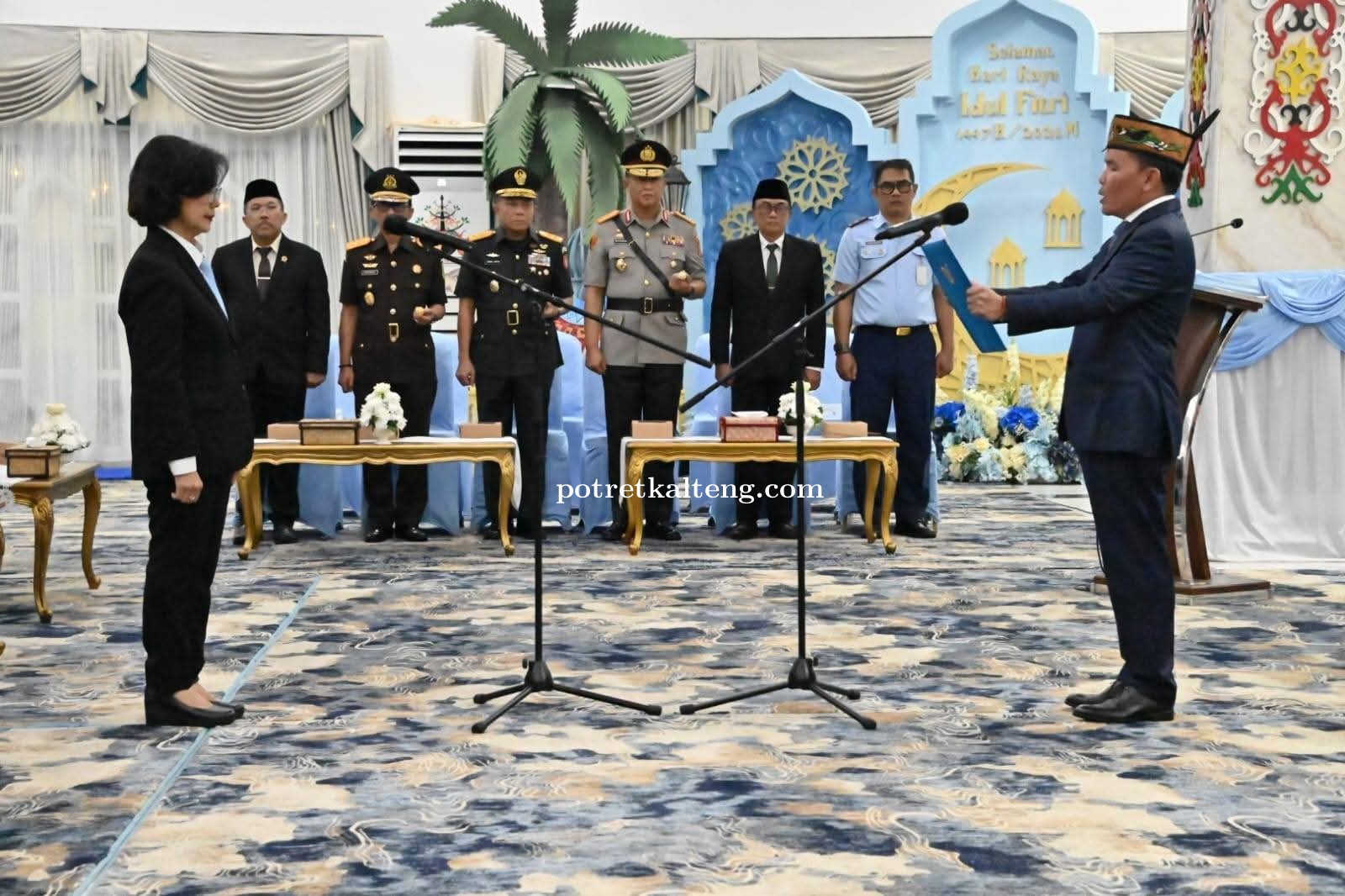 Gubernur Kalteng Lantik Linae Victoria Aden sebagai Pj Sekda